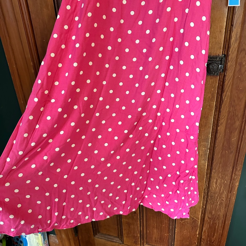 Draper James Pink and White Bow Strap Dress - Picture 6 of 7